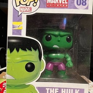 Pop Marvel Collectable Hulk Doll.